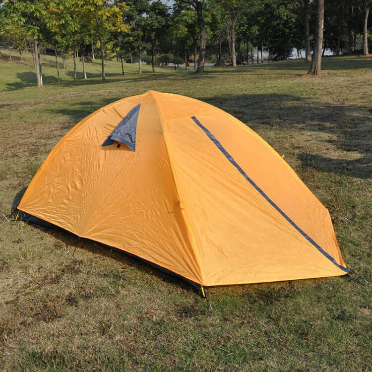 Double skin tent Waterproof Double Layer Fiberglass Pole Tent - outdoor